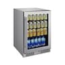 Blaze 20-Inch Outdoor Rated Beverage Cooler Glass Door 4.5 Cu Ft Capacity