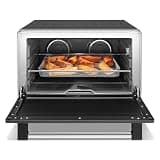 KitchenAid KCO224BM Dual Convection Countertop Oven with Temperature Probe