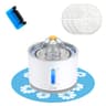 Wonder Creature Stainless Steel Cat Water Fountain with Water Shortage Alert 2.4L