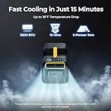 BougeRV Upgraded 3500 BTU Portable Air Conditioner with Smart App Control