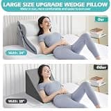 Generic 15-in-1 Adjustable Orthopedic Bed Wedge Pillow Set for Sleeping