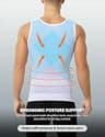 Arjen Kroos Men's Body Shaper Mesh Chest Compression Tank Top Undershirt