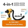 Mellif 51,000 RPM Cordless Compressed Air Duster 4-in-1 Tool for DeWalt 20V MAX Batteries