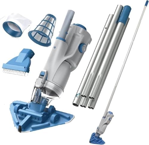 Kokido XV320 Rechargeable Cordless Pool Vacuum, Lightweight Design with Fine Filter