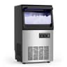 SOZT Stainless Steel Undercounter Nugget Ice Maker, 100 lbs Daily Yield