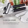 KitchenAid Classic Multifunction Stainless Steel Manual Can Opener, Black