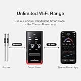ThermoMaven Sub-1G Smart WiFi Wireless Meat Thermometer with 2 Ultra-Thin Probes