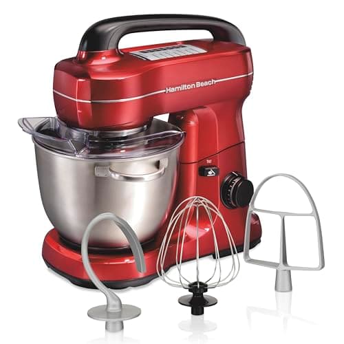 Hamilton Beach 4-Quart Electric Stand Mixer with 7 Speeds and Carry Handle