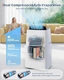 Garvee 14,000 BTU Portable Air Conditioner with Built-In Air Purification