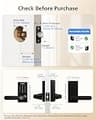 Philips Wi-Fi Smart Door Lock with Fingerprint Sensor and Lever Handle