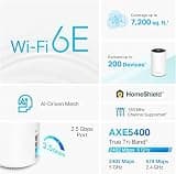 TP-Link Deco XE75 Pro AXE5400 Tri-Band Wi-Fi 6E Mesh System (3-Pack) - 2.5G Port