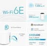 TP-Link Deco XE75 Pro AXE5400 Tri-Band Wi-Fi 6E Mesh System (3-Pack) - 2.5G Port