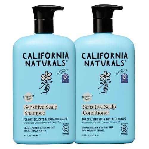 California Naturals Sensitive Scalp Shampoo & Conditioner Duo, 16.5 oz