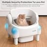 PARUUNTYS Open-Top Automatic Self-Cleaning Litter Box with App Tracking