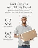 eufy Security Video Doorbell E340 with Dual Cameras and 8GB Local Storage