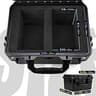 QINGUANG IP67 Waterproof Graded Card Storage Hard Case with 4 Foam Dividers
