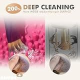 Alyfini Electric Makeup Brush Cleaner Machine with Textured Silicone Bowl