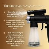Naked Sun Fascination Professional HVLP Spray Tan Machine with LED Light