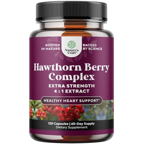 Natures Craft High Strength Hawthorn Plant Extract 4:1 Concentrated Blend