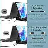 InnoView 15.6-Inch 1080P FHD IPS Portable External Monitor with Carrying Case