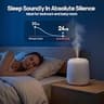 Clarston 2-Liter Cool Mist Ultrasonic Desk Humidifier with 360-Degree Adjustable Nozzle