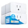 Meross Smart Plug Mini with Native Apple HomeKit and Siri Support (4-Pack)