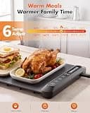 LBOLHZO Extra Long Electric Food Warming Mat for Narrow Sideboards (43 x 12 Inches)