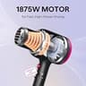 Wavytalk 1875W Ionic Ceramic Hair Dryer with Diffuser and Concentrator