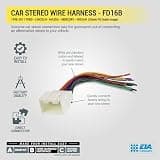 Scosche FD16B Plug-and-Play Stereo Wiring Harness for Non-Amplified Ford Systems