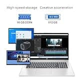 HP 17.3-inch AMD Ryzen 5 Business Laptop 2026 Edition (16GB, 512GB SSD)