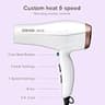 Conair Double Ceramic 1875W Lightweight Hair Dryer with Styling Diffuser