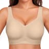 OEAK Women's Wireless Jelly Bra Plus Size Supportive Seamless Everyday Bra
