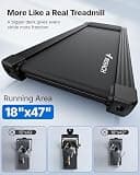 MERACH 18% Auto Incline Treadmill with 8.7 MPH Top Speed & 3.5 HP Motor