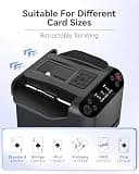 XPAW Programmable 2-in-1 Automatic Card Shuffler and 360° Rotating Dealer