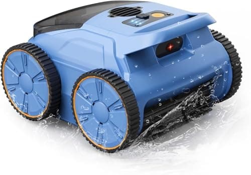 ABNEMEN Cordless Robotic Pool Cleaner, 180-Minute Runtime, 2000 Sq Ft