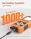 TOPTES CT-580 Portable Carbon Monoxide Meter with TFT Display and Light