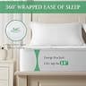 Lysam Cooling 3D Air Fabric Split King Mattress Protector, 2-Pack Set