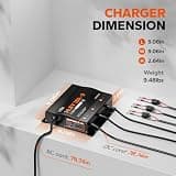 LiTime 30A 3-Bank Smart Marine Battery Charger with Low Voltage Recovery
