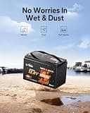 LiTime 12V 100Ah Group 31 Trolling Motor Lithium Battery with Bluetooth