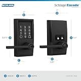 Schlage Encode Smart Wi-Fi Lock with Lever Handle and Touchscreen Keypad