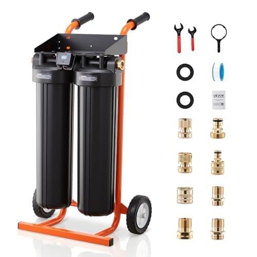 VEVOR Portable 8L Dual-Tank Deionized Water System for Vehicles and Windows