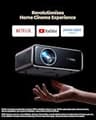 Upgrad P62 Pro Smart Outdoor Movie Projector with WiFi, Bluetooth and 4K Support