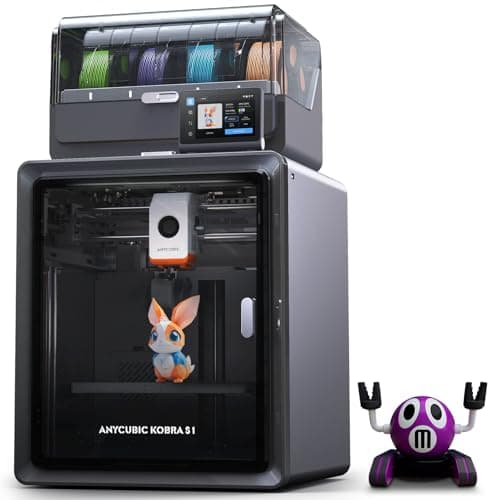 Anycubic Kobra S1 Combo High-Speed Multi-Color CoreXY 3D Printer with AI Camera