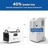 Moiswell 155-Pint Commercial Grade Dehumidifier with Heavy-Duty Built-in Pump