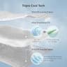Bedsure Dual-Sided Cool Tech Comforter with Breathable Rayon Blend, King Size