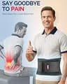 FEATOL Back Brace Support Belt with Lumbar Pad and Rigid Support Strips
