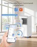 Yleoob 16000 BTU 5-in-1 Smart Portable Air Conditioner with Drainage-Free Tech