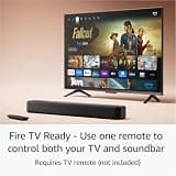 Amazon Fire TV 2.0-Channel Soundbar with DTS Virtual:X and Bluetooth
