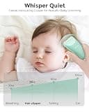 Baistom Quiet Dual-Mode Baby Hair Clipper Cordless Kit with Guide Combs