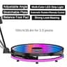 MWE 39.4-Inch Premium Glass 360 Photo Booth Machine with Extra Battery and Case